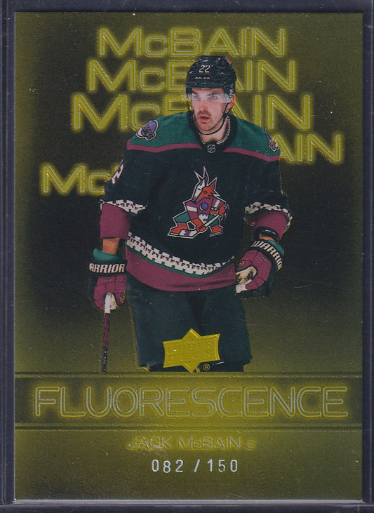 JACK MCBAIN - 2022 Upper Deck Fluorescence #F-40, /150