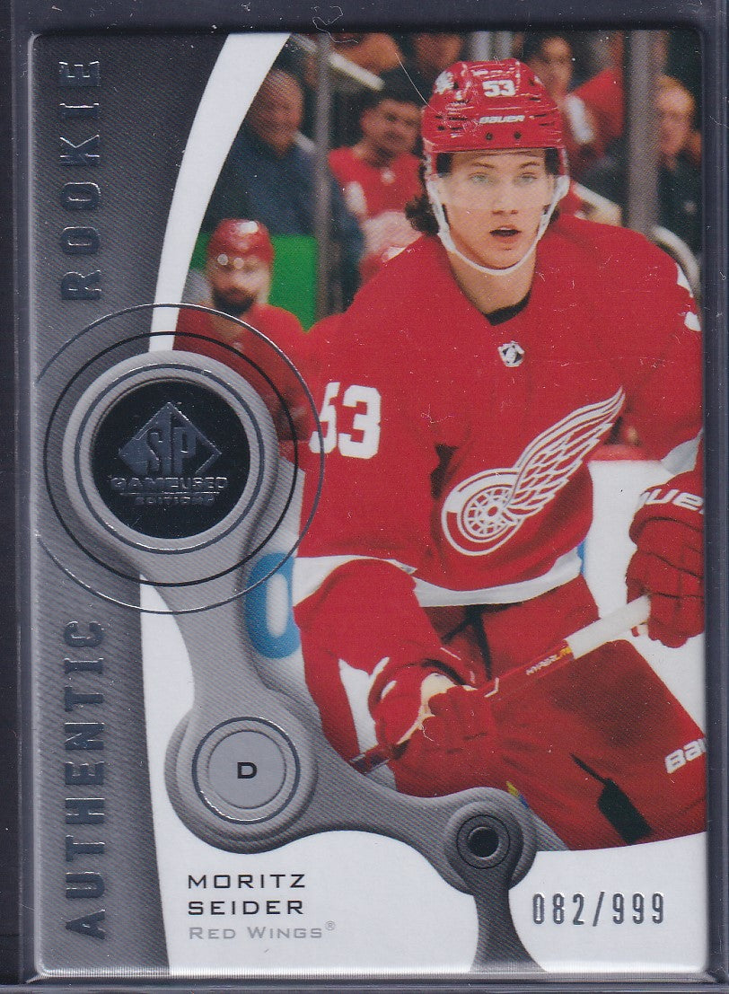 MORITZ SEIDER - 2021 SP Game Used Authentic Rookie #R-75, /999