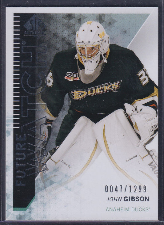 JOHN GIBSON - 2013 SP Authentic Future Watch #235, /1299