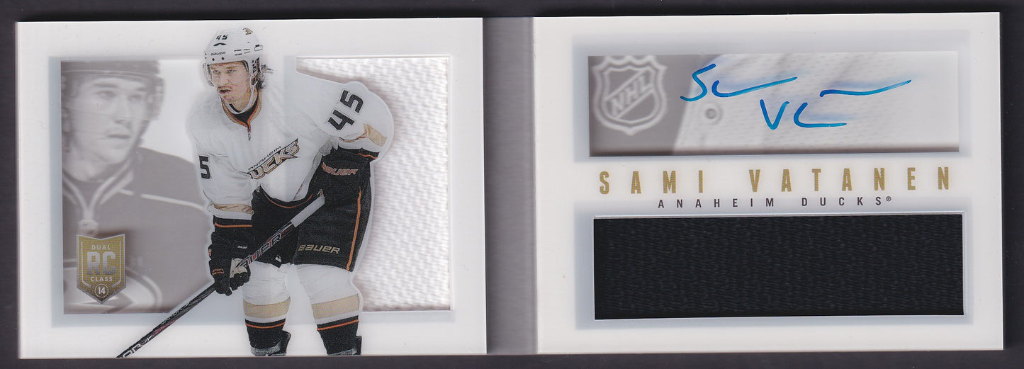 SAMI VATANEN - 2013 Panini Rookie Playbook Auto Patch #101, /199