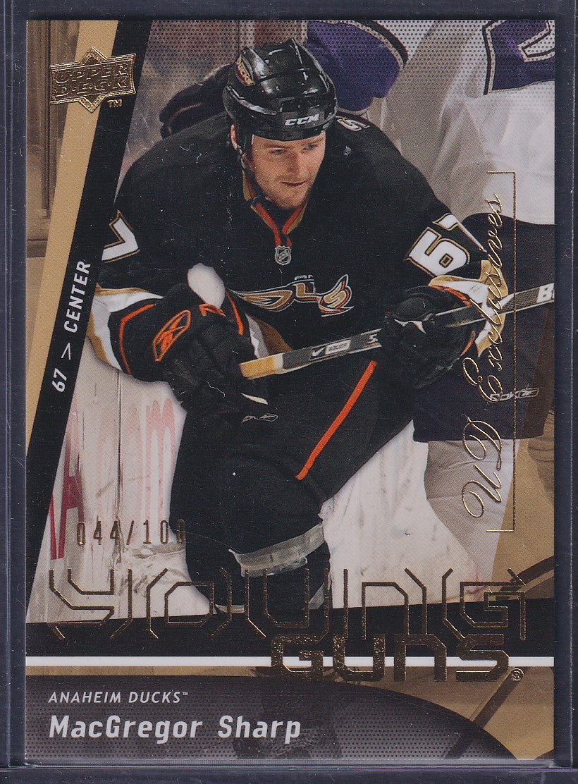 MACGREGOR SHARP - 2009 Upper Deck Young Guns EXCLUSIVES #451, /100