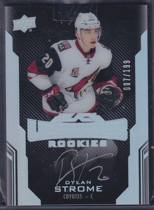 DYLAN STROME - 2016 Upper Deck Black Lustrous Rookies Auto #72, /199