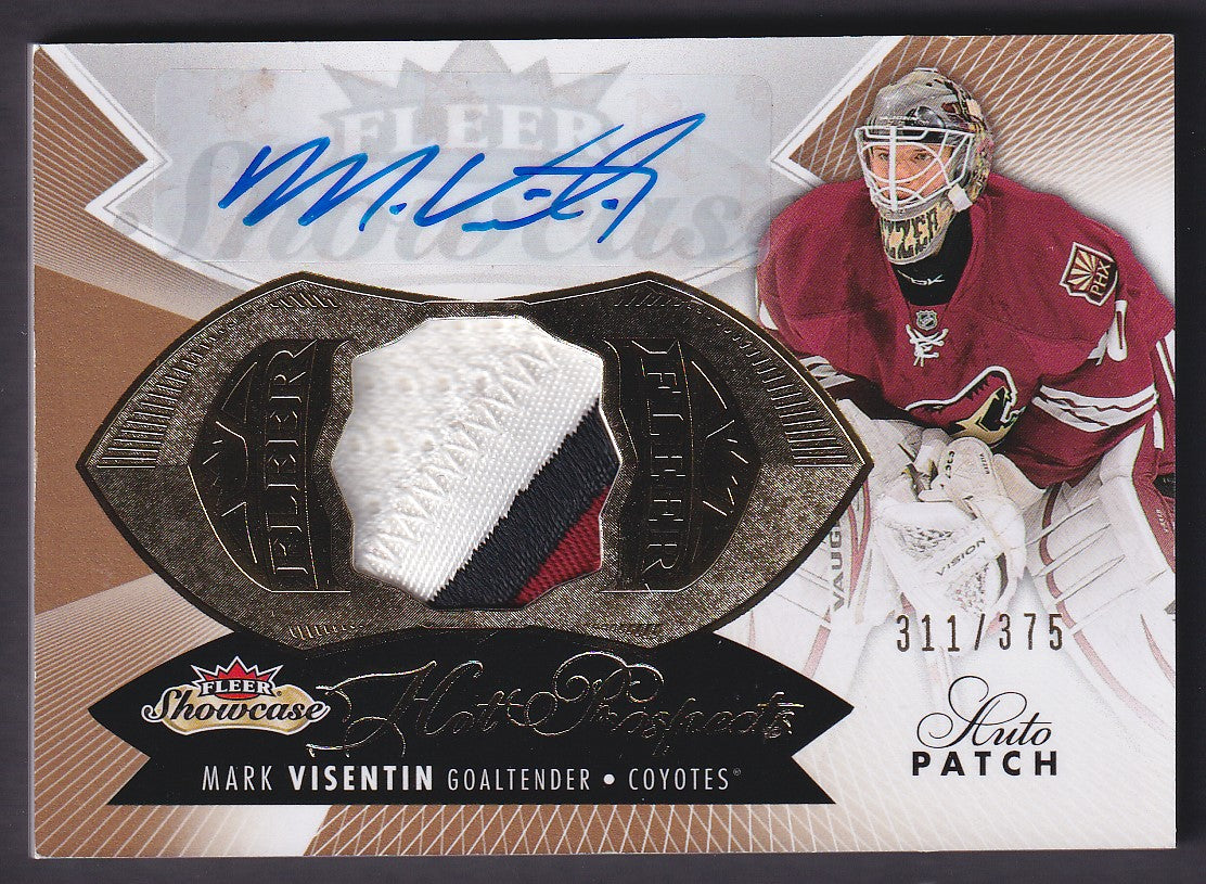 MARK VISENTIN - 2014 Fleer Showcase Hot Prospects Auto Patch #197, /375