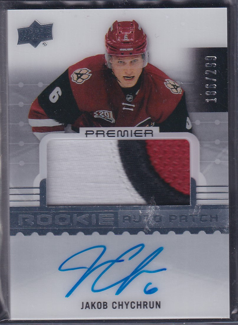 JAKOB CHYCHRUN - 2016 Upper Deck Premier Rookie Auto Patch #77, /299