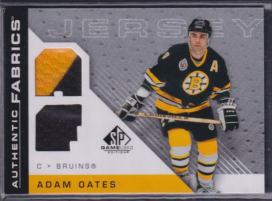 ADAM OATES - 2007 SP Game Used Authentic Fabrics Patch #AF-AO