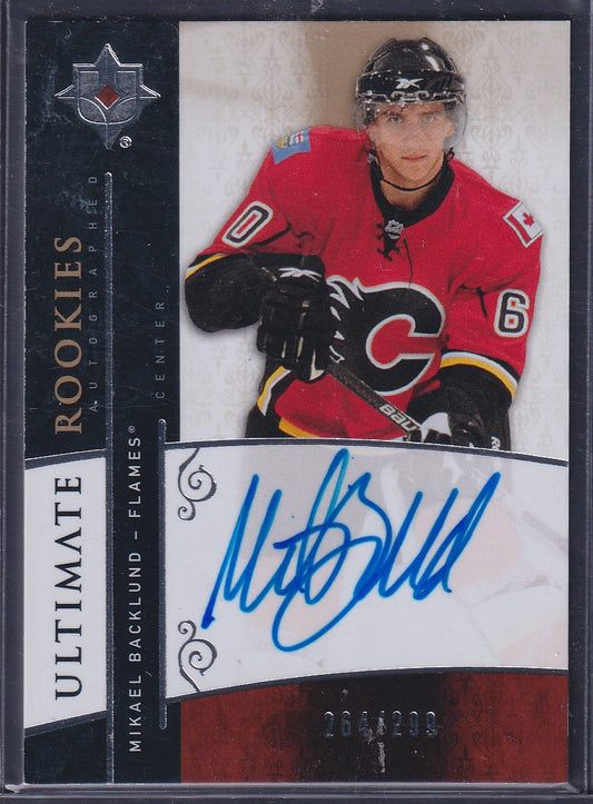 MIKAEL BACKLUND - 2009 Upper Deck Ultimate Rookies Auto #105, /299