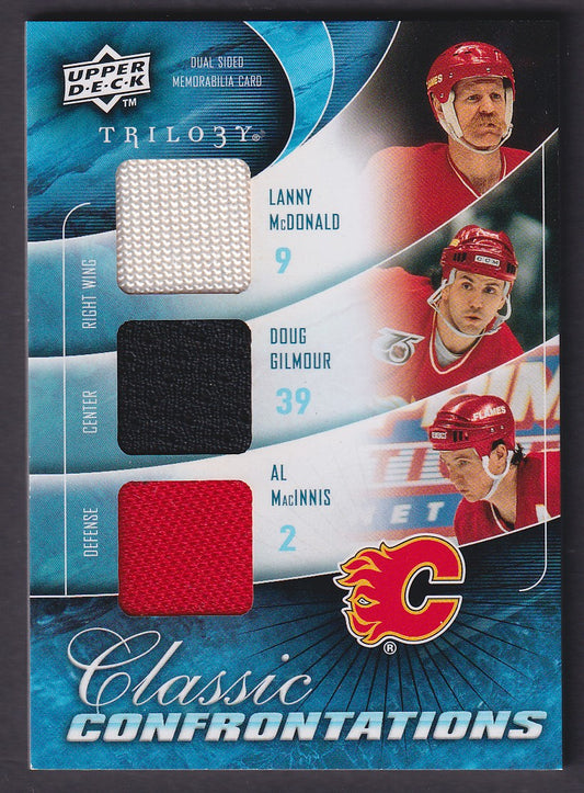 Calgary / Montreal - 2009 Upper Deck Trilogy Classic Confrontations Game-Used