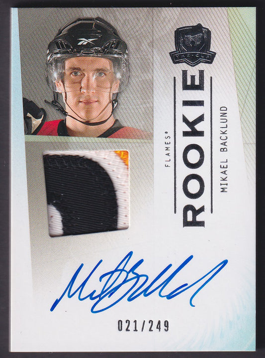 MIKAEL BACKLUND - 2009 The Cup Rookie Auto Patch #143, /249