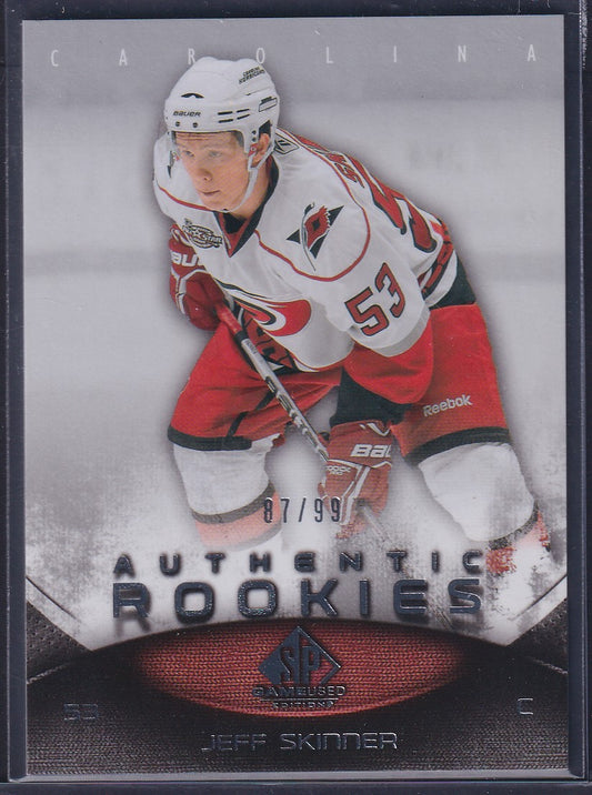 JEFF SKINNER - 2010 SP Game Used Authentic Rookies #193, /99