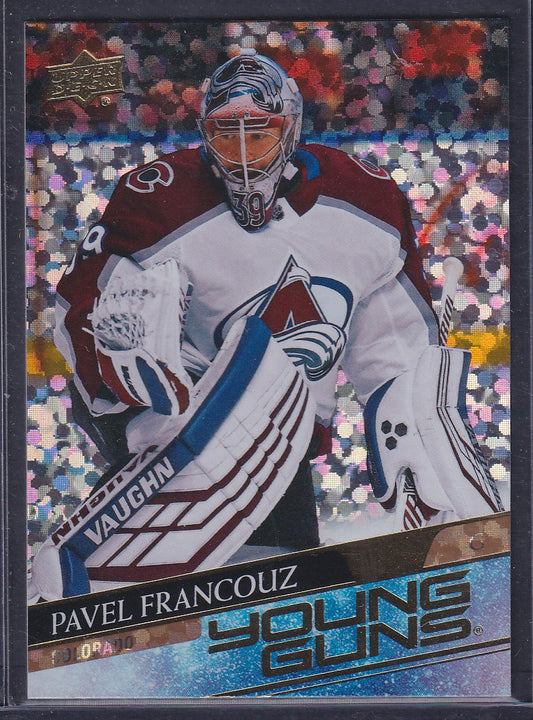 PAVEL FRANCOUZ - 2020 Upper Deck Young Guns SPECKLED RAINBOW #249