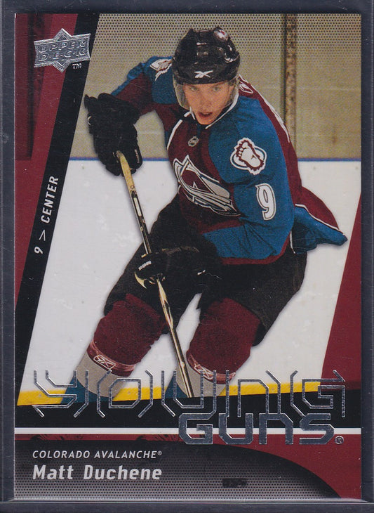 MATT DUCHENE - 2009 Upper Deck Young Guns #203