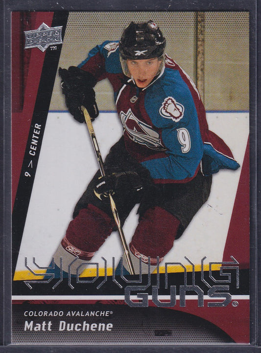 MATT DUCHENE - 2009 Upper Deck Young Guns #203