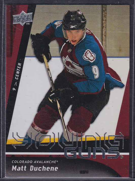 MATT DUCHENE - 2009 Upper Deck Young Guns #203
