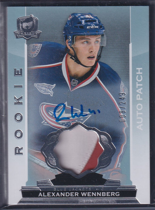 ALEXANDER WENNBERG - 2014 The Cup Rookie Auto Patch #169, /249