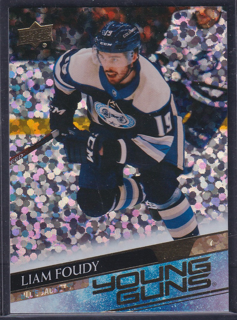 LIAM FOUDY - 2020 Upper Deck Young Guns SPECKLED RAINBOW #224