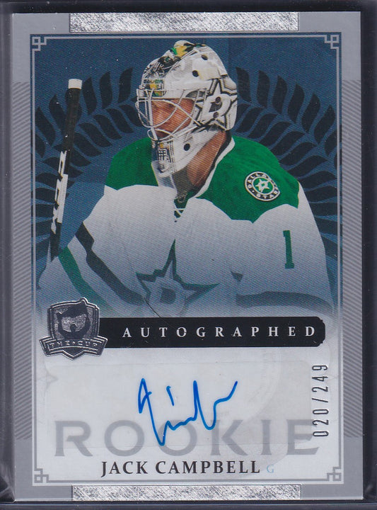 JACK CAMPBELL - 2013 The Cup Rookie Auto Patch #162, /249