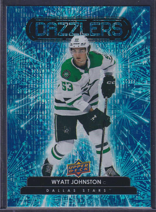 WYATT JOHNSTON - 2022 Upper Deck Dazzlers BLUE #DZ-81