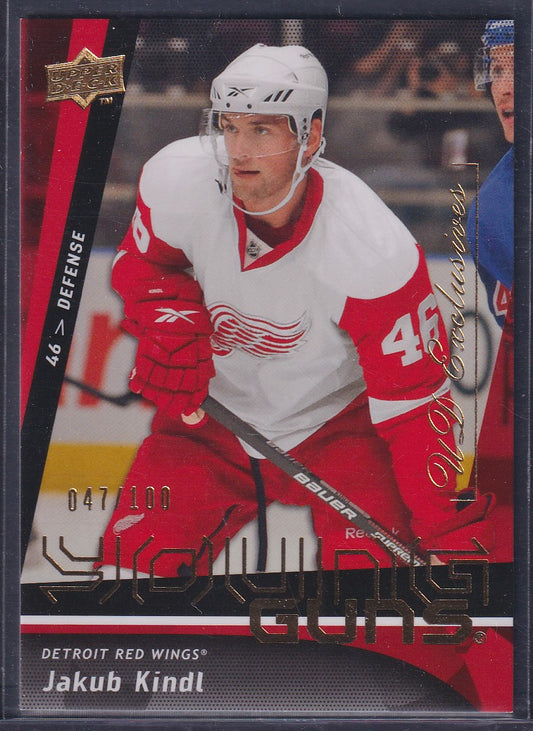 JAKUB KINDL - 2009 Upper Deck Young Guns EXCLUSIVES #465, /100