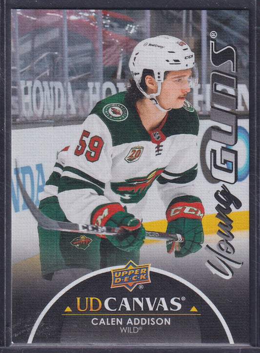 CALEN ADDISON - 2021 Upper Deck Young Guns Canvas BLACK #C108