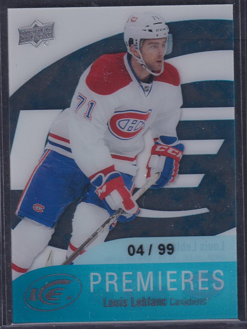 LOUIS LEBLANC - 2011 Upper Deck Ice Premieres #102, /99