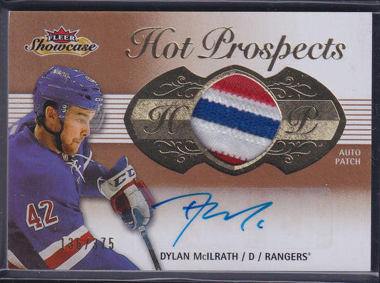 DYLAN MCILRATH - 2013 Fleer Showcase Hot Prosects Auto Patch #171, /375