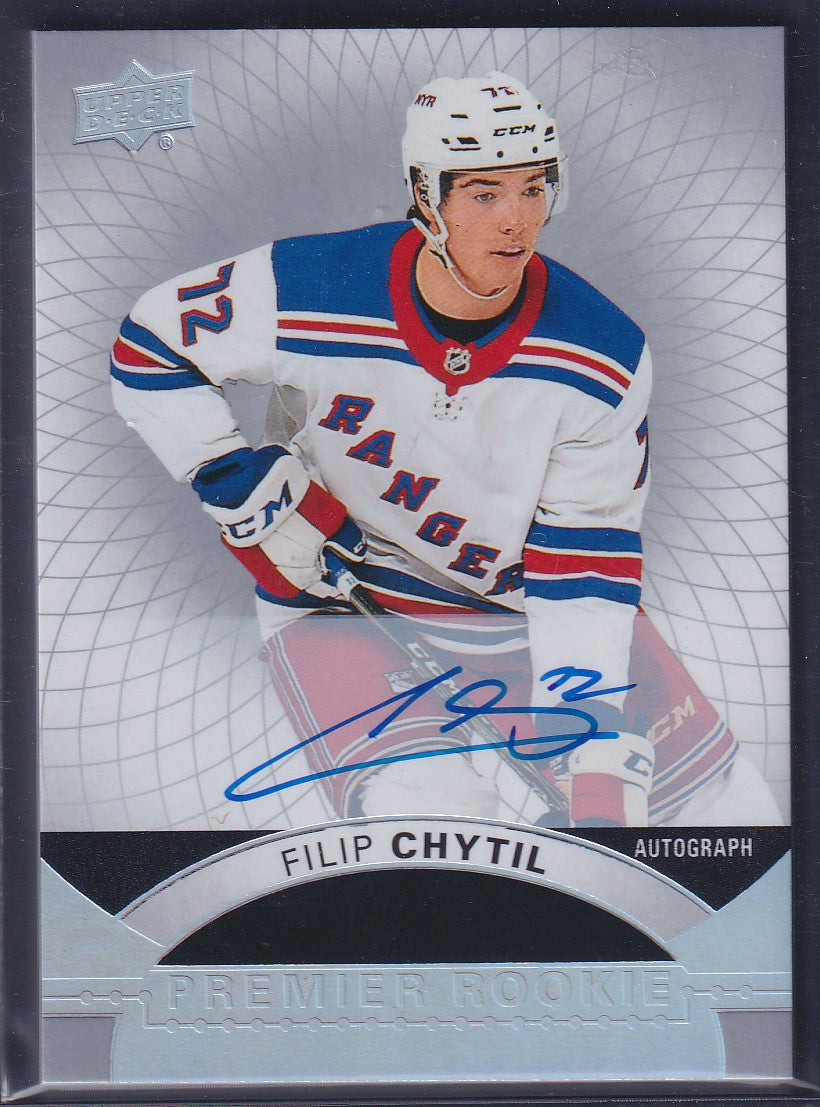 FILIP CHYTIL - 2017 Upper Deck Premier Rookie Auto #73