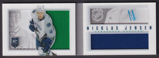 NICKLAS JENSEN - 2013 Panini Rookie Playbook Auto Patch #129, /199