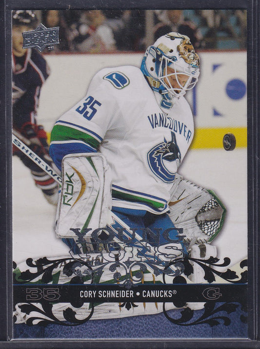 CORY SCHNEIDER - 2008 Upper Deck Young Guns #497