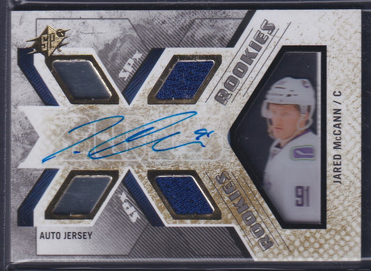 JARED MCCANN - 2015 Upper Deck SPx Rookie Auto Patch #152, /499