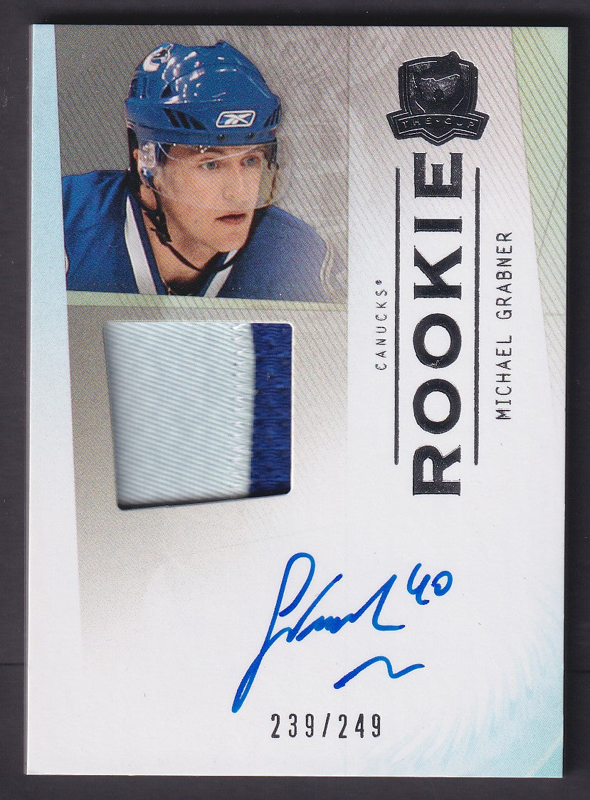 MICHAEL GRABNER - 2009 The Cup Rookie Auto Patch #118, /249