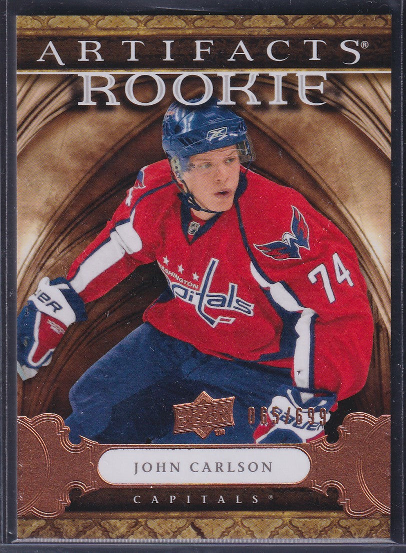 JOHN CARLSON - 2009 Upper Deck Artifacts Rookie #201, /699