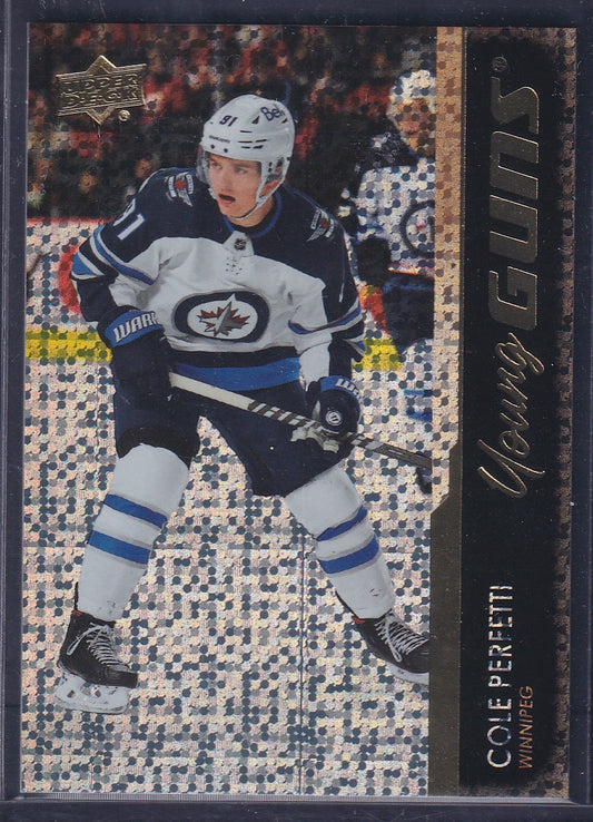 COLE PERFETTI - 2021 Upper Deck Young Guns SPECKLED RAINBOW #466