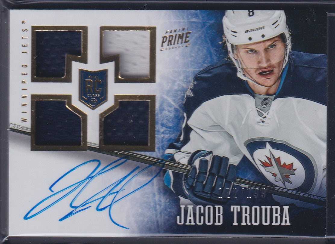 JACOB TROUBA - 2013 Panini Prime Rookie Auto Patch #151, /199