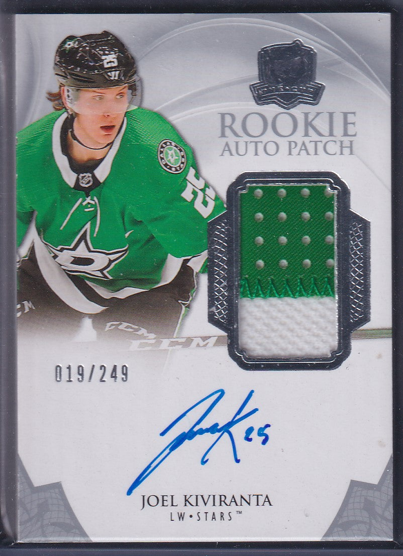 JOEL KIVIRANTA - 2020 The Cup Rookie Auto Patch #132, /249