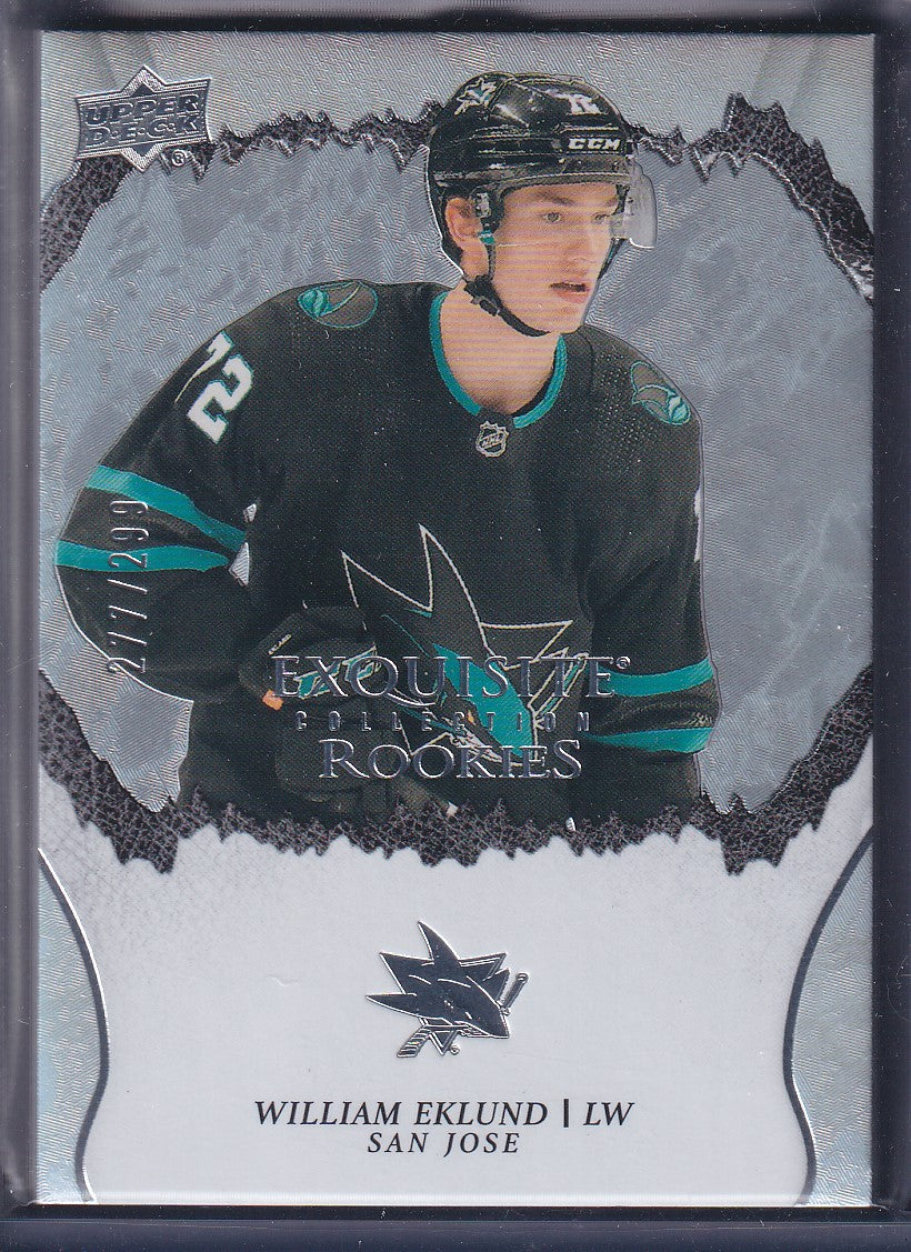 WILLIAM EKLUND - 2021 Upper Deck Exquisite Rookies #R-42, /299