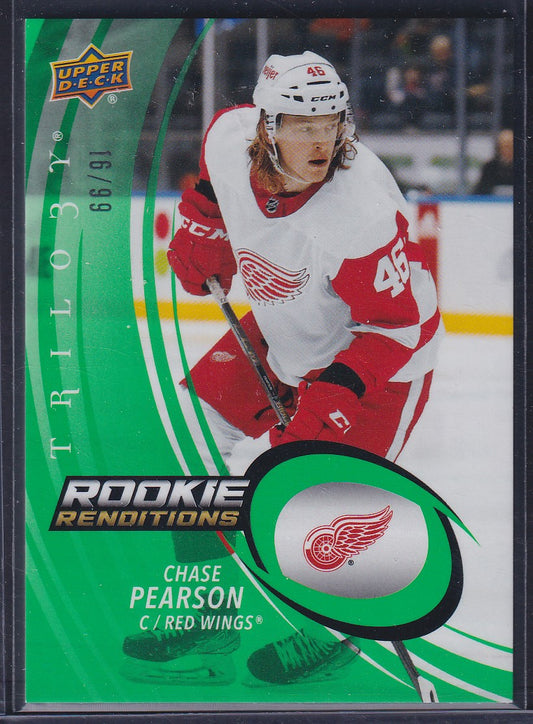 CHASE PEARSON - 2022 Upper Deck Trilogy Rookie Renditions #RR-7, /99