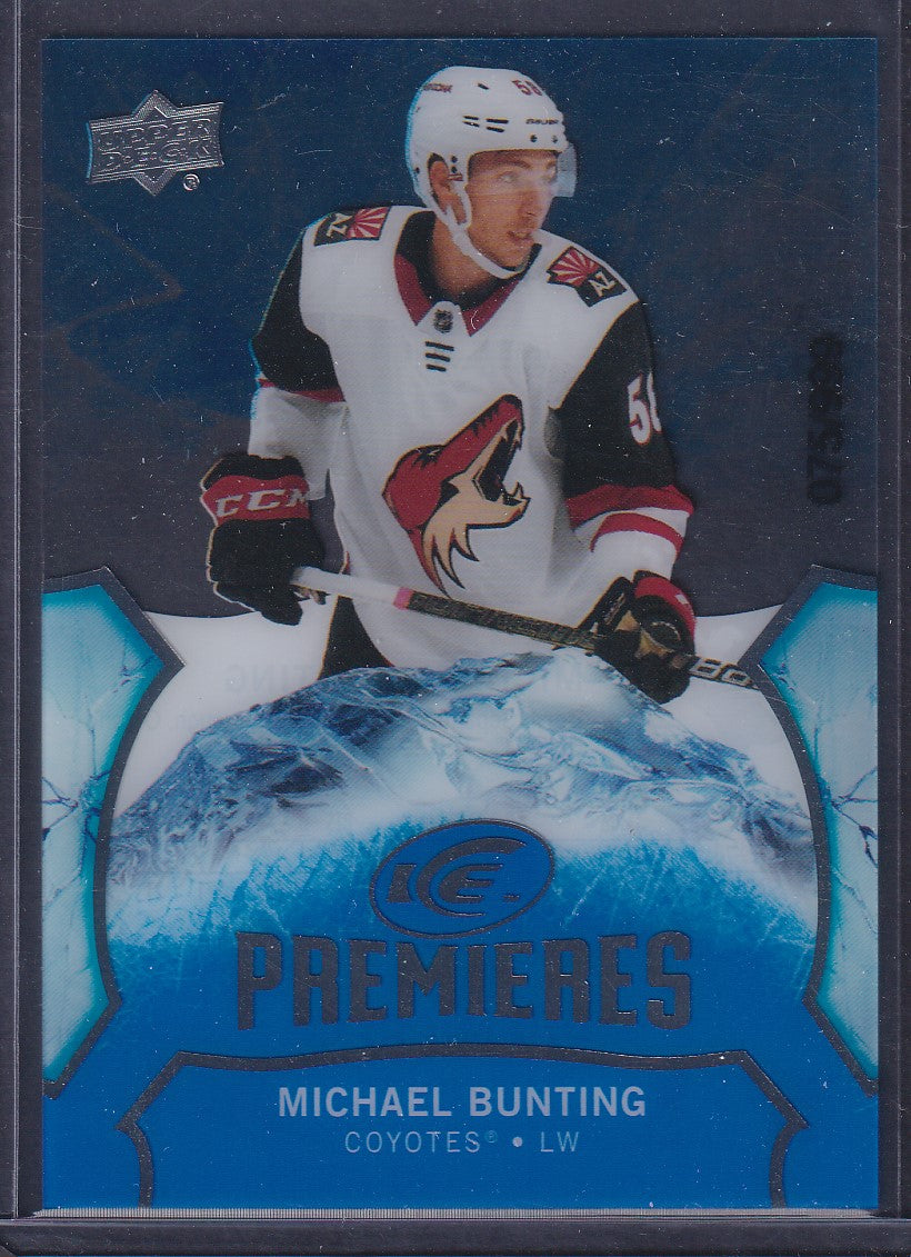 MICHAEL BUNTING - 2020 Upper Deck Ice Premieres #133, /999