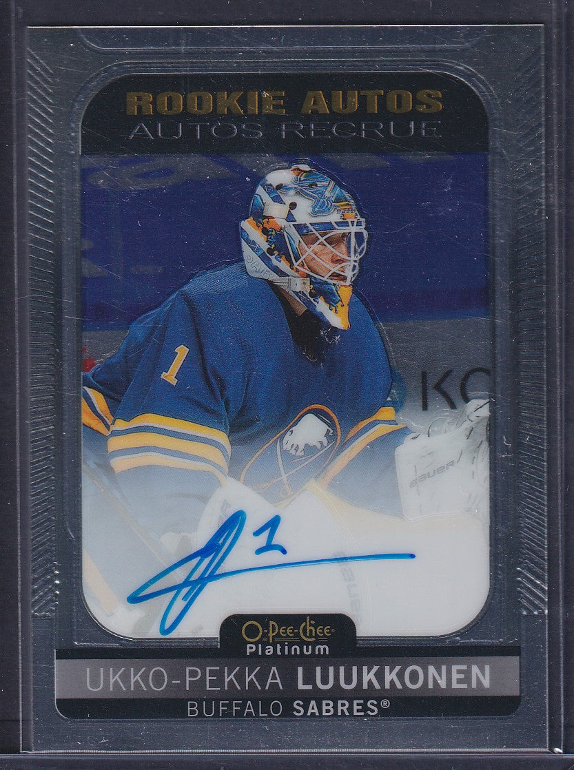 UKKO-PEKKA LUUKKONEN - 2021 O-Pee-Chee Platinum Rookie Autos #R-UL