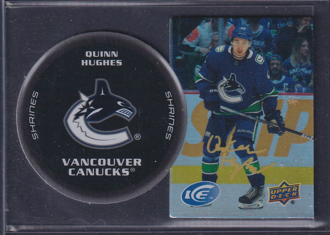 QUINN HUGHES - 2021 Upper Deck Ice Shrines #SH-10