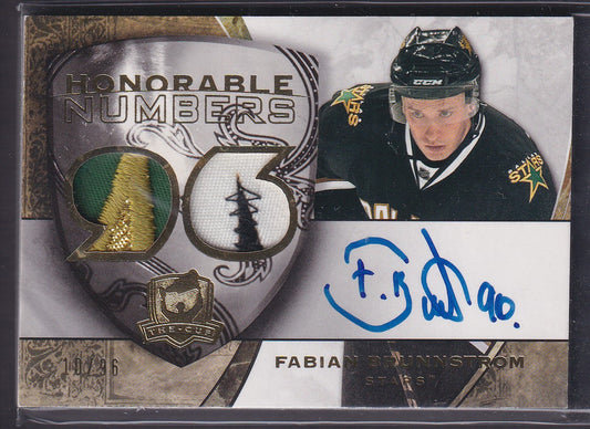 FABIAN BRUNNSTROM - 2008 The Cup Honorable Numbers Auto #HN-FB, /96