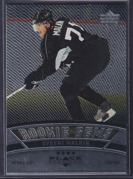 EVGENI MALKIN - 2006 Upper Deck Black Diamond Rookie Gems #210