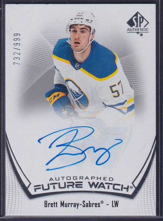 BRETT MURRAY - 2021 SP Authentic Future Watch Auto #116, /999