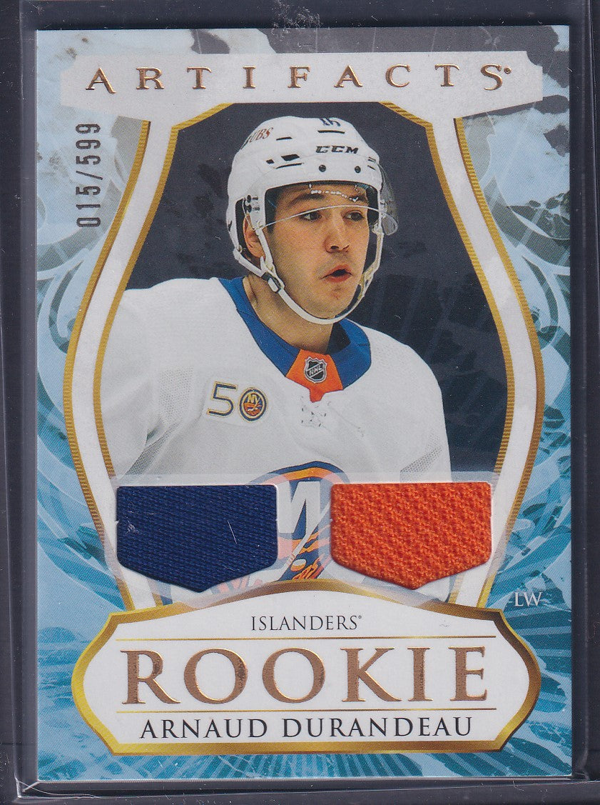 ARNAUD DURANDEAU - 2023 Upper Deck Artifacts Rookie Patch #177, /599