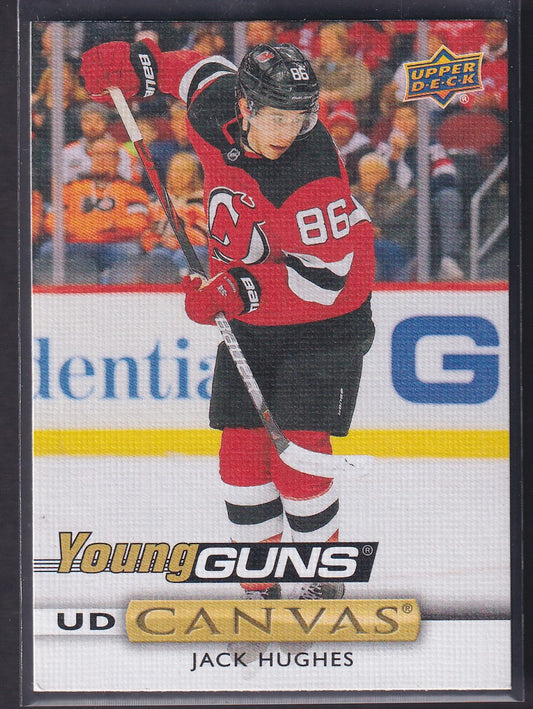 JACK HUGHES - 2019 Upper Deck Young Guns Canvas #C239