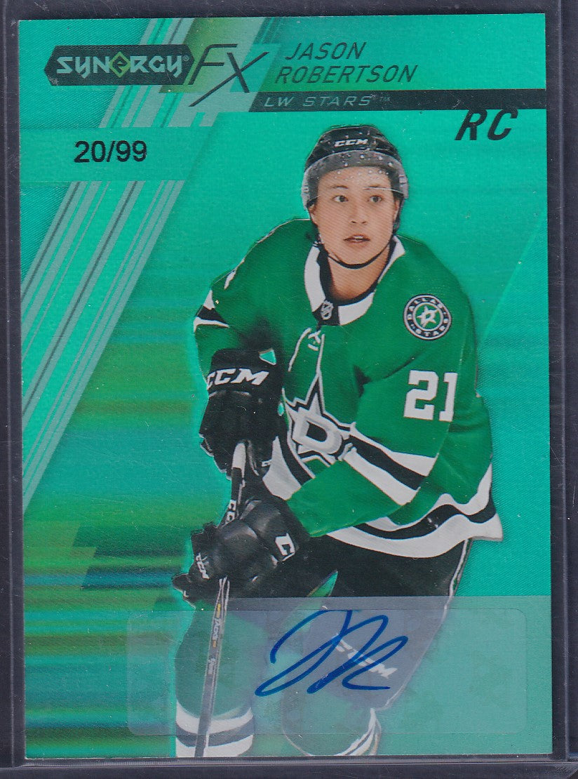 JASON ROBERTSON - 2020 Upper Deck Synergy Rookie Auto #FXR-JR, /99