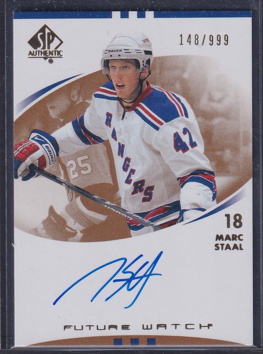 MARC STAAL - 2007 SP Authentic Future Watch Auto #231, /999