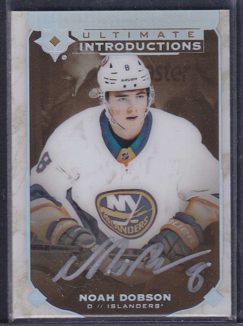 NOAH DOBSON - 2019 Ultimate Introductions Rookie Auto #UI-15