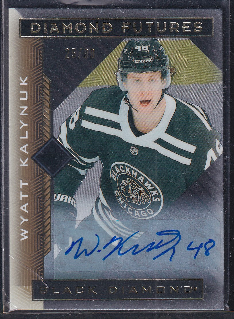 WYATT KALYNUK - 2021 Black Diamond Futures Auto #BDF-WK, /99