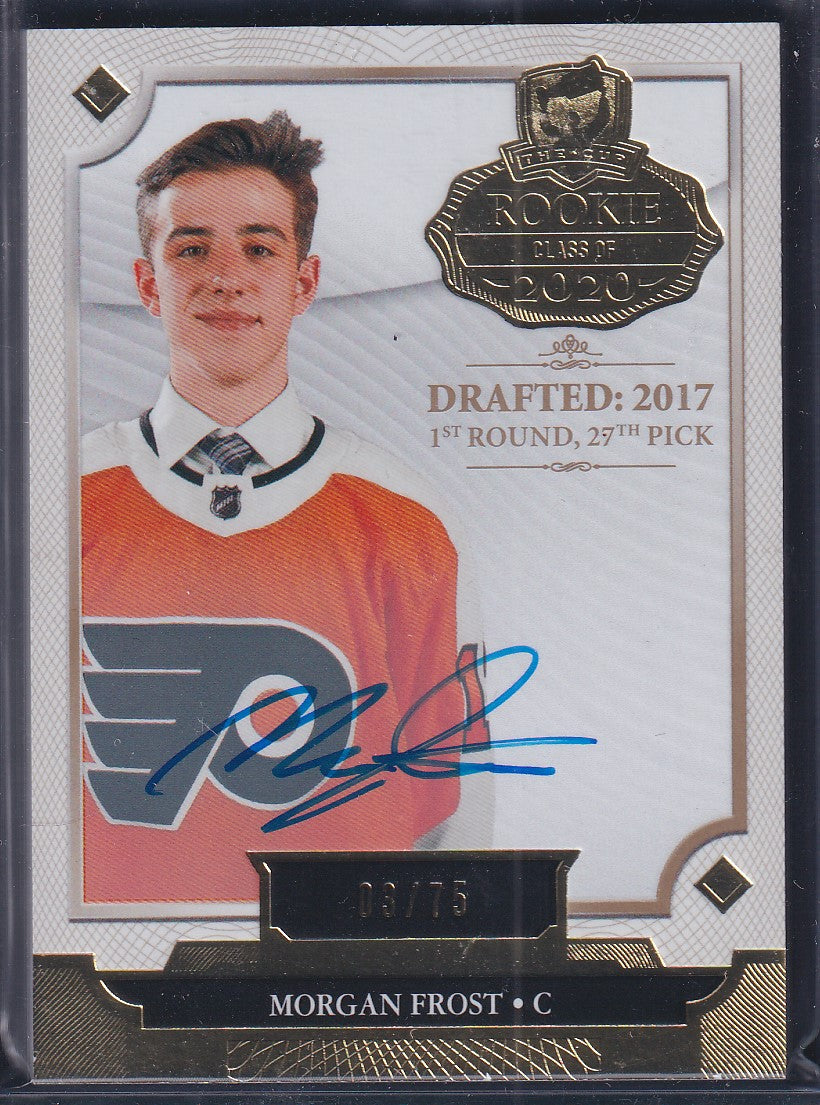 MORGAN FROST - 2019 The Cup Rookie Class of 2020 Auto #2020-MF, /75