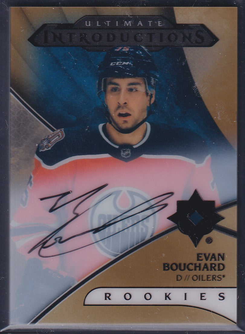 EVAN BOUCHARD - 2018 Ultimate Introductions Rookies Auto #UI-23